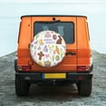 thumbnail image 6 of Yiaed Happy Easter1 Print Tire Wheel Cover, Waterproof Spare Tire Cover Fit for Jeep, Truck,Trailer, RV, SUV, Camper and Most Vehicle-17 inch, 6 of 6