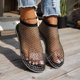 thumbnail image 2 of MKLEKYY Sandalias Elegantes para Mujer Con Diseño de Punta Cerrada y detalles de Diamantes de Imitación para Atuendos Casuales de Verano., 2 of 5