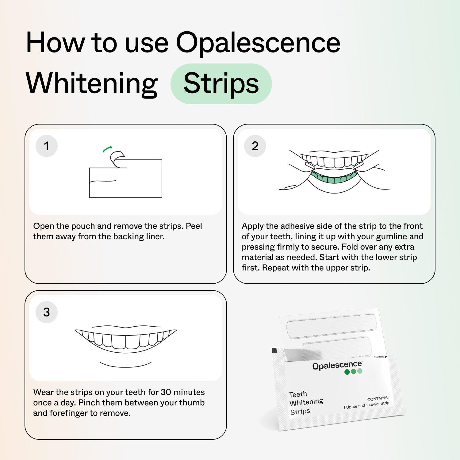 Opalescence Teeth Whitening Strips (12 Treatments) photo 2
