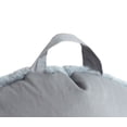 thumbnail image 3 of Heritage Kids Grey Shag Bean Bag Chair, 3 of 5