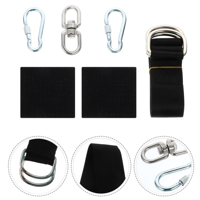 WHAMVOX Rope for Hammock Hanging Swing Hanging Strap Stainless Steel 1 Set for Outdoor Use Adults