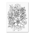 thumbnail image 2 of KCDoodleArt 'Flower Girls 12' 14 x 19 Canvas Art, 2 of 3