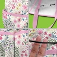 thumbnail image 5 of Garden Tool Bag,Pioneer Flower Floral Print Pattern Garden Tool Organizer,Garden Gifts,Waterproof Multi-Pocket Garden Tool Storage 11.8x5.5x11.4 Inch(Tools NOT Included), 5 of 6