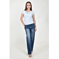 thumbnail image 4 of Blusa de escote drapeado Roman Fashion /Juvenil, 48409 (Azul cielo) azul cielo G, 4 of 4
