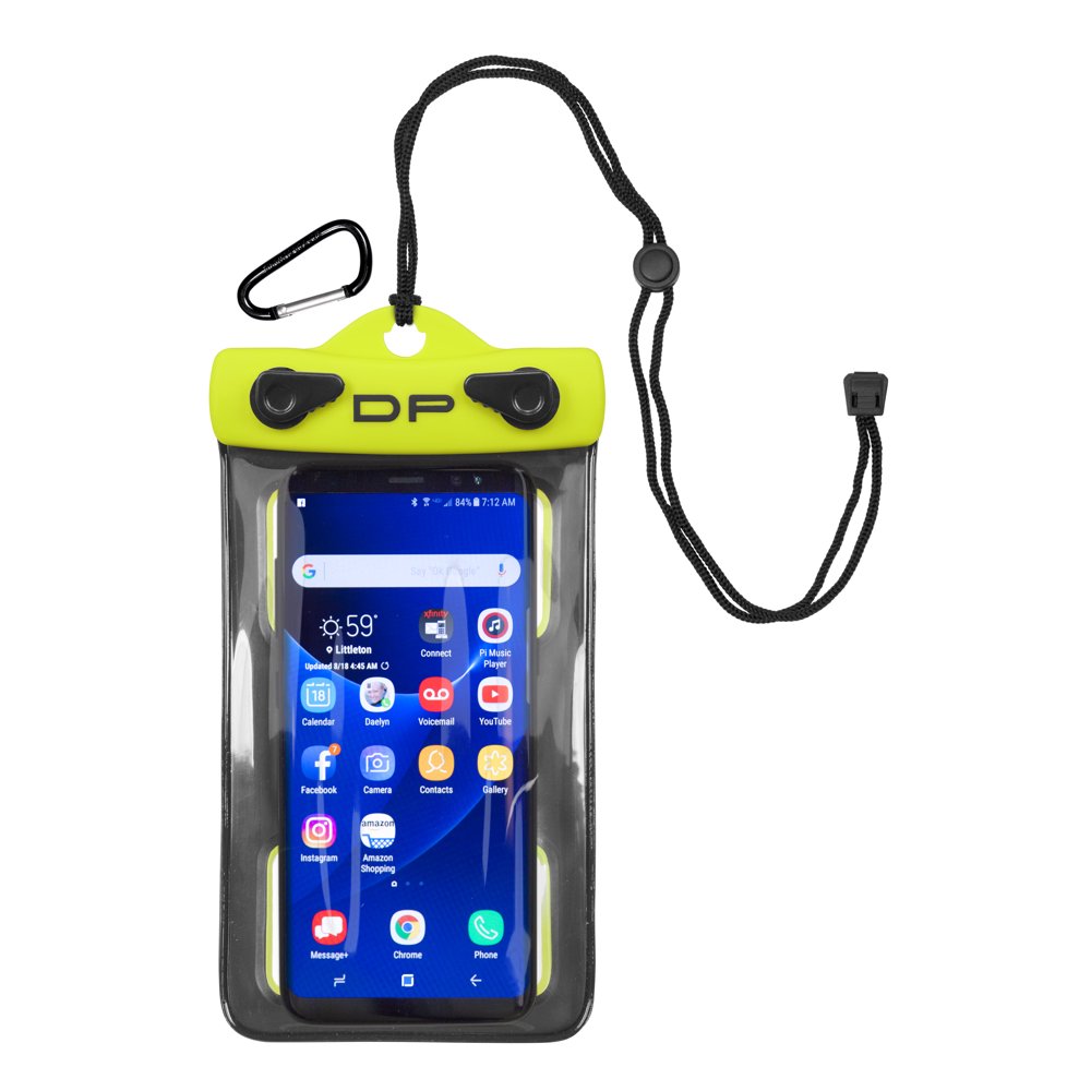 DRY PAK Waterproof Phone Case, 4 x 6, Lemon/Lime