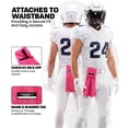 thumbnail image 3 of Exxact Sports Pink Football Towel with Hook & Loop Fastener, Quarterback QB Sports Towel to Clean Hands, Visor and Gloves - Highly Absorbent, Quick Dry (Pink), 3 of 7