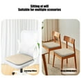 thumbnail image 6 of Chair Cushions, Chair Cushions for Dining Chairs, Memory Foam Kitchen Seat Cushions, Non-slip Chair Pads, 16.5” X 16.5” X 3.5”, 6 of 7