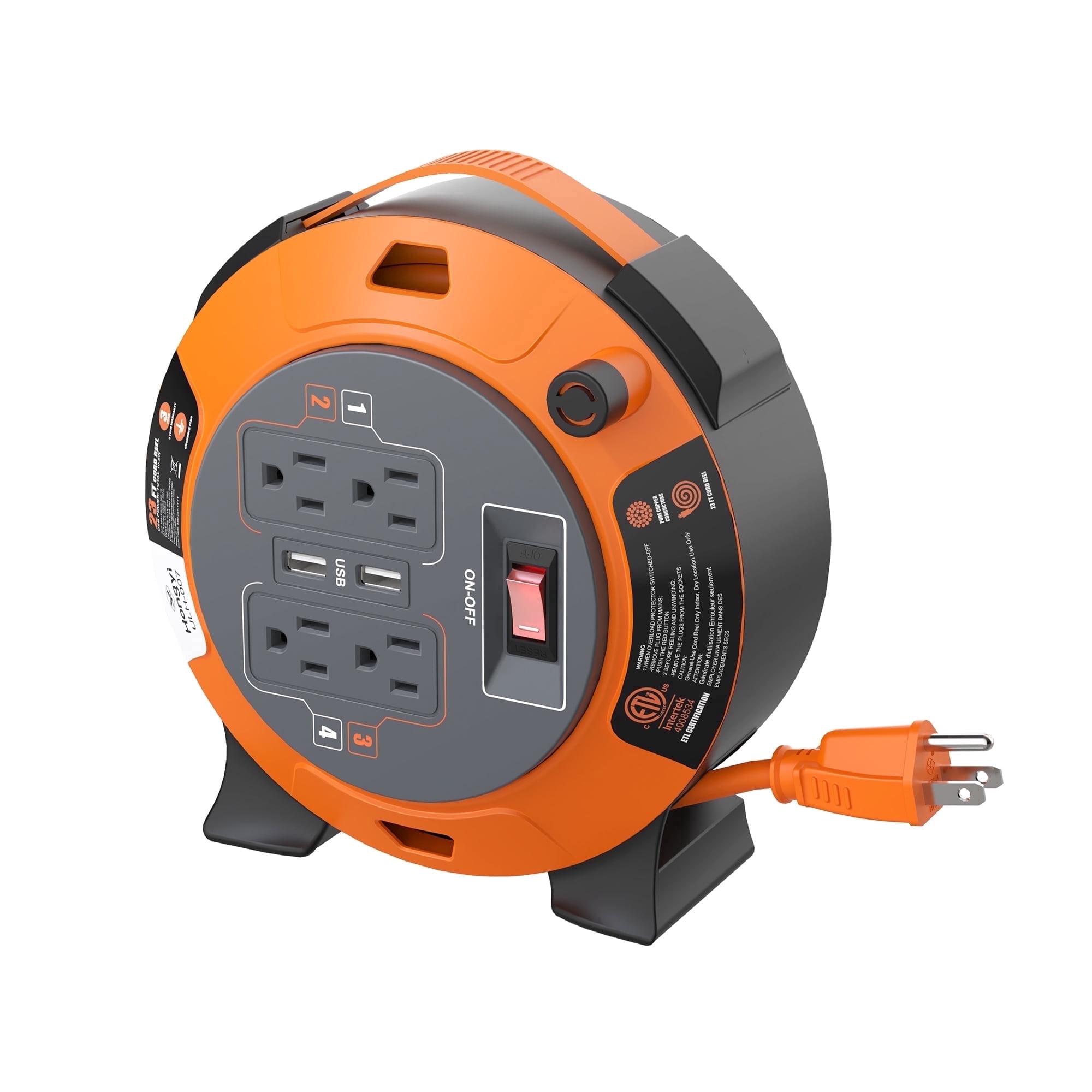 35 ft. Heavy Duty Cord Reel without Cord - Walmart.com