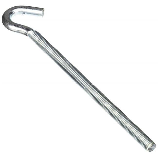 11 in. Threaded Hook, Zinc Plated