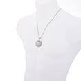thumbnail image 2 of Men's Stainless Steel Iced CZ Last Supper Medallion Pendant, 24" Box Chain Necklace SCP 5019 S, 2 of 3