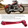 thumbnail image 5 of Accesorio de modificación de motocicleta universal Palanca de cambio de marchas CNC 150x56mm Palanca de cambio de marchas de aleación de aluminio (Rojo) JFHHH pequeña, 5 of 5