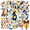 3A, variant on Realistic Bird Theme Stickers, Waterproof Bird Theme Sticker for Water Bottle Laptop Phone Cases Planner Skateboard Luggage Helmet Party Favor Decor, Ideal for Adults Teens Teacher Rewards