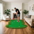 thumbnail image 2 of Costway 5 x 10 FT Professional Golf Practice Mat with 3 Holes and Golf Balls for Home, 2 of 10