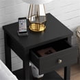 thumbnail image 4 of Hillsdale Harmony Storage Farmhouse Wood Accent Table in Black, 4 of 4