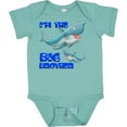 thumbnail image 3 of Inktastic I'm the Big Brother Shark Boys Baby Bodysuit, 3 of 5