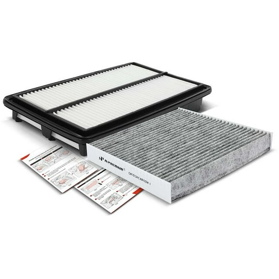 Air Filter and Cabin Air Filter Kit 2 - Compatible with 2013 - 2017 Honda Accord 3.5L V6 2014 2015 2016