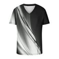 thumbnail image 4 of ZCFZJW Mens Casual 3D Printing T-Shirts Big and Tall Regular Fit Graphic Tee Shirts Summer Short Sleeve Trendy V Neck Pullover Tshirt Tops Z01-Black XXL, 4 of 4