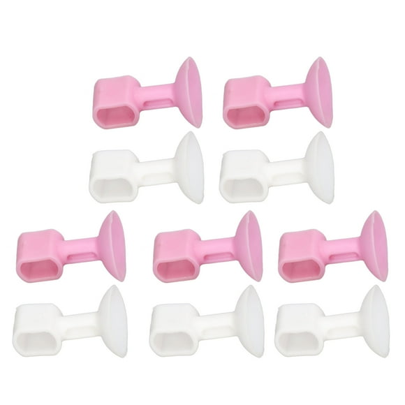 Front Load Washer Door Prop, 10Pcs Square Head Washing Machine Door Stopper Rubber Washing Machine Door Holder With Suction Cup For Keeping Washer Door Open