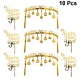 thumbnail image 6 of Oraceous 10pcs Happy New Year Baking Cake Decoration Acrylic Cupcake Pick Party Supplies (5pcs Golden Archway, 5pcs Golden Happy New Year), 6 of 11