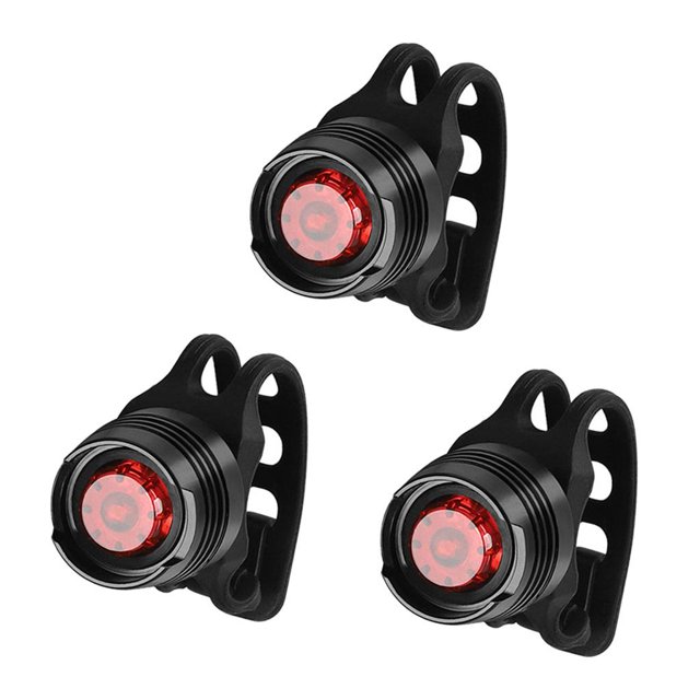 3x Luz trasera para modos de lámpara, de instalar para Linterna de seguridad, la adaptaciónción de montaña, b DYNWAVEMX Luz trasera de bicicleta