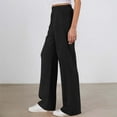 thumbnail image 6 of Sweatpants for Women 2026 Spring Fall Elastic High Waist Wide Straight Leg Casual Loose Sweat Pants with Pockets, 6 of 9