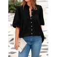 thumbnail image 3 of Remera PRETTYGARDEN 2025 Verano Holgada Negra M, 3 of 9