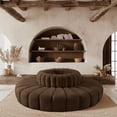 thumbnail image 2 of Meridian Furniture Arc Brown Velvet Modular Sectional, 2 of 5