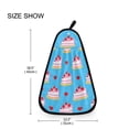 thumbnail image 6 of Cherry Cake Pattern Hand Towel Quick Drying Home Storage Kitchen Towel Hooks Dish Cloths, 6 of 6