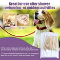 thumbnail image 6 of 100pcs Pet Cleaning Swabs, Dog Ear Cleaning Swabs, Swabs for Gun Cleaning or Makeup, 6 of 9
