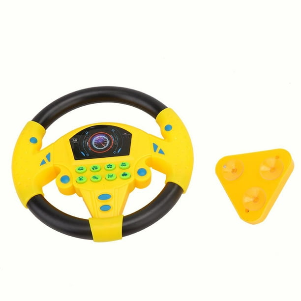 Simulation volant jouet avec lumière son bébé enfants musical éducatif  copilote poussette volant vocal jouets