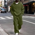 thumbnail image 2 of Evdexr Sweatsuits for Men 2 Piece Outfits Hooded Big and Tall Long Sleeve Pullover & Pants Sets 2026 Fall Wide Leg Casual Outdoor Tracksuits with Pockets M, 2 of 6
