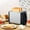 Silvery-Free Size, variant on FHBVT Stainless Steel Bread Maker, Fully Automatic 2-Slot Mini Breakfast Bread Heater, 800W Power, Compact Design with Timer Function, Ideal for Quick Easy Bread Baking, Perfect Home Small Kitchens