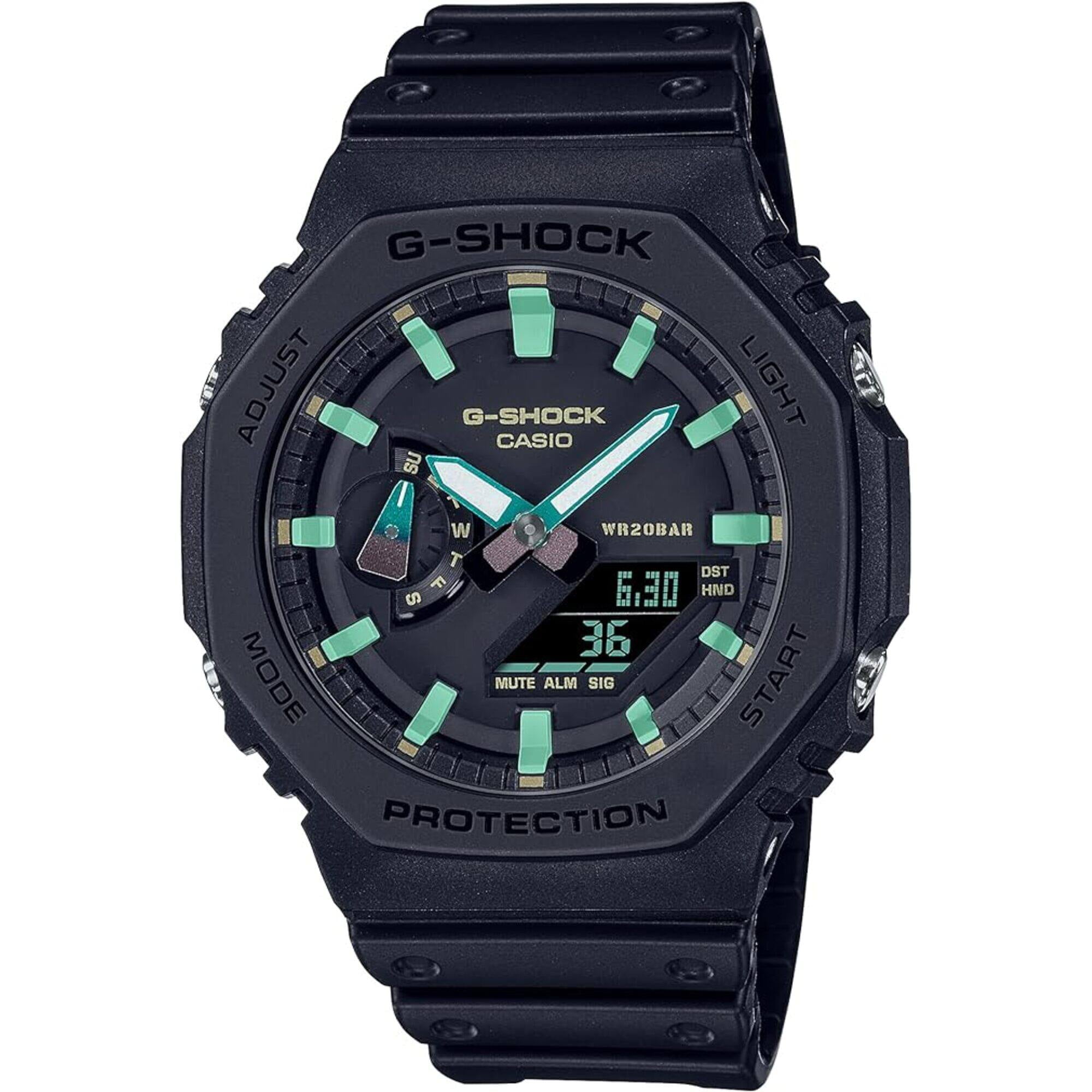 Casio G-Shock ANALOG-DIGITAL Mens Watch GA2100VB-1A Casio G-Shock ANALOG-DIGITAL Mens Watch GA2100VB-1A