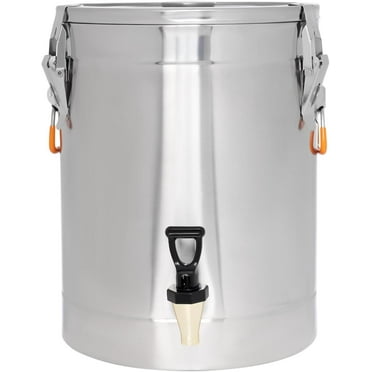 30L/7.93Gal Cold/hot Beverage Dispenser for Party, Stainless Steel Insulated Beverage Dispenser with Faucet, Thermal Beverage Dispenser Cold Drink Dispenser for Food Storage Restaurant Canteen