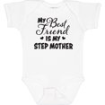 thumbnail image 3 of Inktastic My Best Friend is My Step Mother with Hearts Boys or Girls Baby Bodysuit, 3 of 5