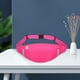 thumbnail image 5 of Bolsa de cintura de la riñonera | Bolsa de cinturón de viaje de nylon de gran capacidad, múltiples bolsillos, puerto para auriculares • bandolera ajustable | Negro/Amarillo/Gris/Morado/Azul/Rosa, 5 of 6