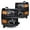 Black Amber, variant on For 2014-2015 Chevy Silverado 1500 Chrome Amber Headlights Headlamps L+R Pairs