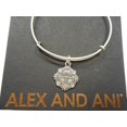 thumbnail image 2 of Alex and Ani Womens Because I Love you, Sister Charm Bangle Bracelet, Rafaelian Silver, Expandable, 2 of 5