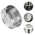 thumbnail image 3 of CIMAXIC Stainless Steel Food Steamer Kitchen Steaming Rack Food Steaming Tool for Home,8.5"X7.87"X2.6", 3 of 5