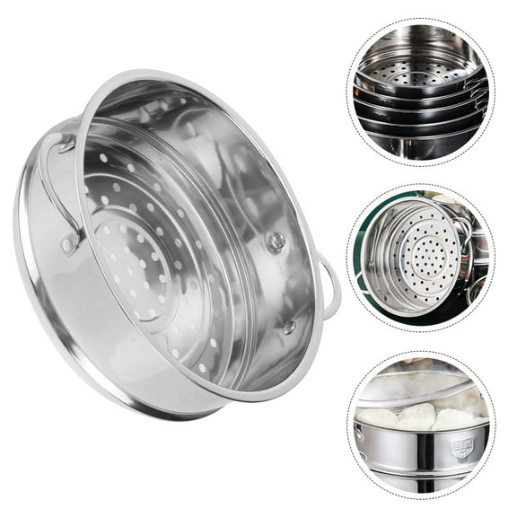 BESTYASH 10 Inch Stainless Steel Food Steamer Basket, Kitchen Gadget for Home Use, Ideal for Buns, Rice, Eggs, Seafood