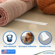 Double-Sided Carpet Tape (2 Wide, 30 Long), Heavy Duty Adhesive Multipurpose Rug Tape by KapStrom