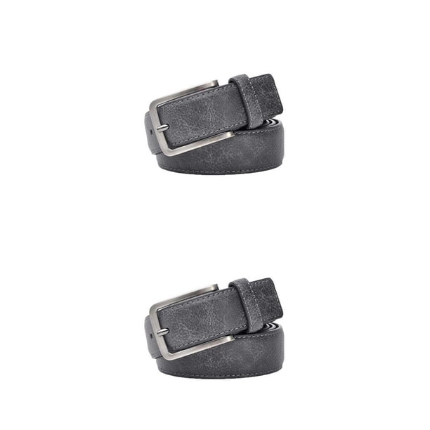 Cinturón de moda Qarigey Cuero de Imitación Durable Clásico Hombres Color Marrón 100cm