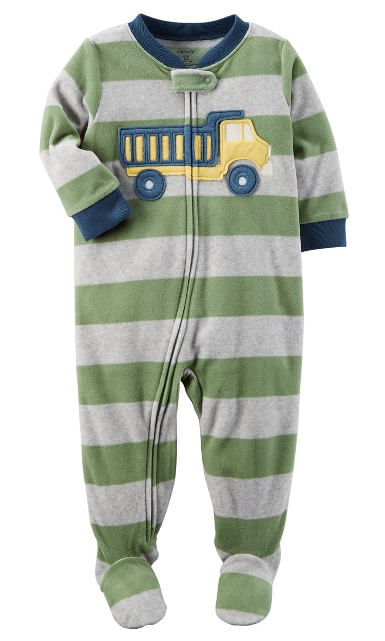 carters fleece pajamas 6 months