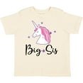 thumbnail image 3 of Inktastic Big Sis Unicorn Girls Sister Announcement Girls Toddler T-Shirt, 3 of 5