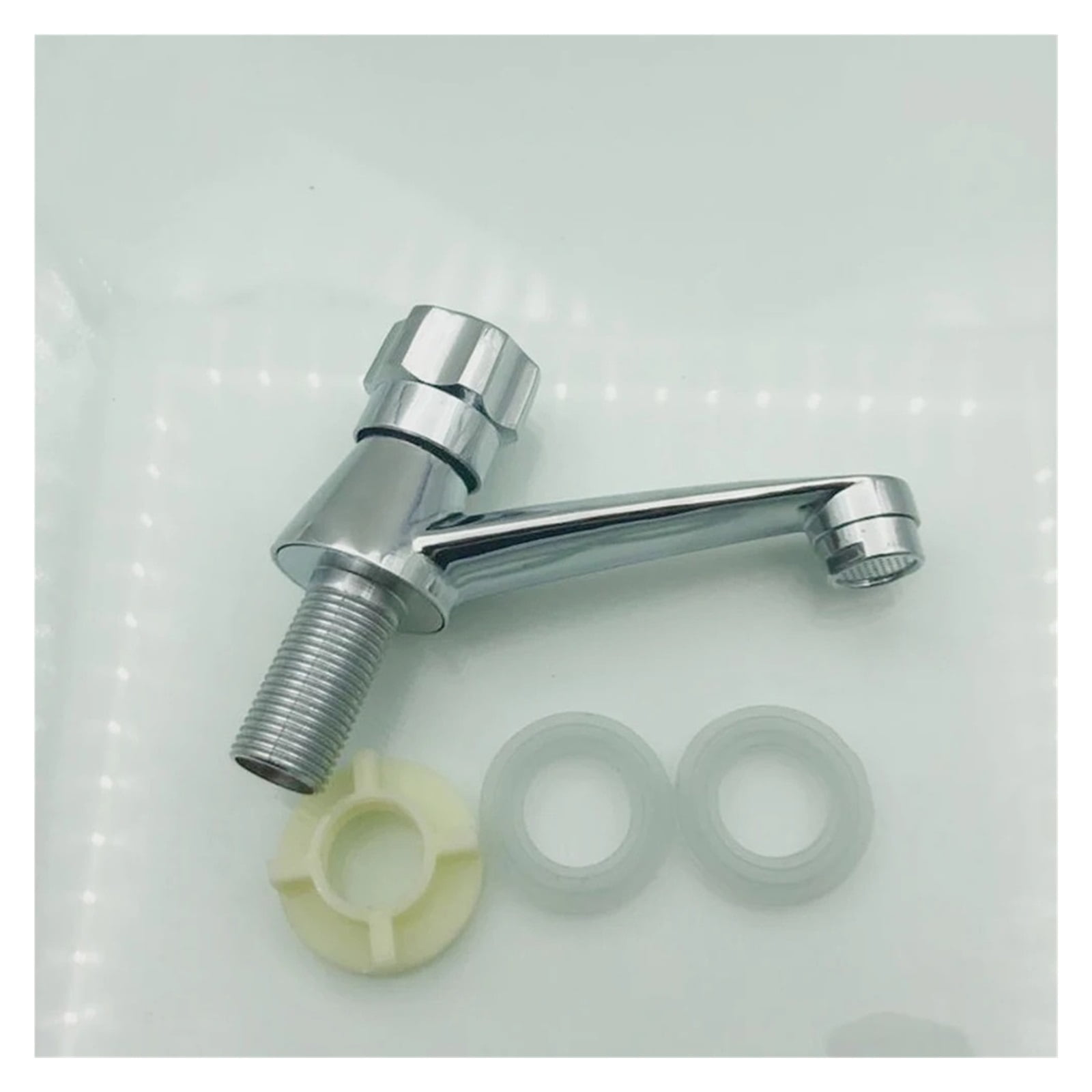 1pc Cold Only Basin Faucet Bathroom Wash Basin Faucet Single Hole Cold Tap for Home Hotel ,Tankless Design