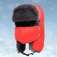 thumbnail image 5 of Windproof Trapper Hats Warm Earflap Face Mask Trooper Hat Winter Hats for Women & Men, 5 of 6