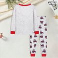 thumbnail image 4 of HFHAPW Girl Boys Pajamas Little Kids Pjs Sleepwear Children Clothes Sets 2 Piece Long Sleeve Top and Pants Fall Winter, 4 of 6