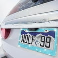 thumbnail image 6 of 2PCS Bling Car License Plate Frame, Sparkly Rhinestone Stainless Steel License Plate Cover/Holder, Universal for Most Cars, SUVs, Vehicles with Screw Set, Auto Accessories for Women (Light Blue), 6 of 14