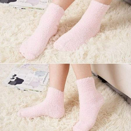 One Size Women‘s Cozy Plush Socks Fuzzy Sock Sleeping Bed Socks 1 Pair