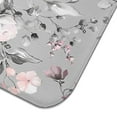 thumbnail image 3 of Microfibre Drying Mat for Kitchen Pastel Grey Flower Floral Print Dish Drying Drainer Mat Absorbent Pioneer Drying Mat Washing Up for Glass, Plate & Cup 18inch X 24inch, 3 of 5